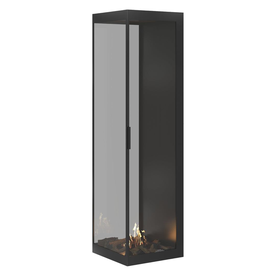 Bioethanol Raumteiler SAINT Vertikal Vollglas 50x200 - Vollverglasung