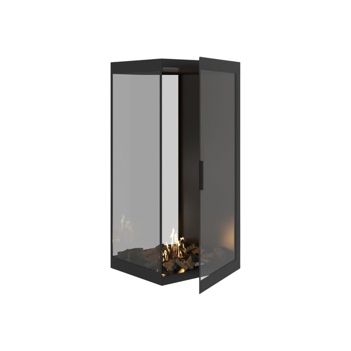 Bioethanol Raumteiler SAINT Vertikal Vollglas 60x100 - Produktansicht