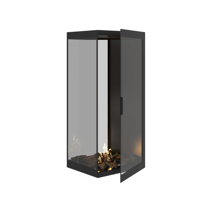 Bioethanol Raumteiler SAINT Vertikal Vollglas 60x120 - Produktansicht