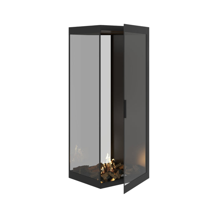 Bioethanol Raumteiler SAINT Vertikal Vollglas 60x140 - Produktansicht