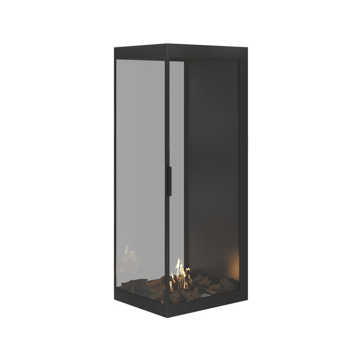 Bioethanol Raumteiler SAINT Vertikal Vollglas 60x140 - Vollverglasung