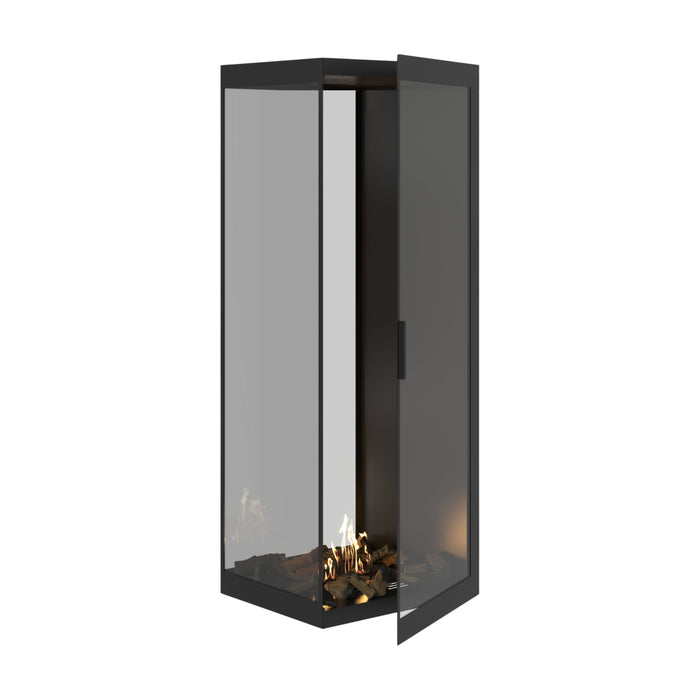 Bioethanol Raumteiler SAINT Vertikal Vollglas 60x160 - Produktansicht