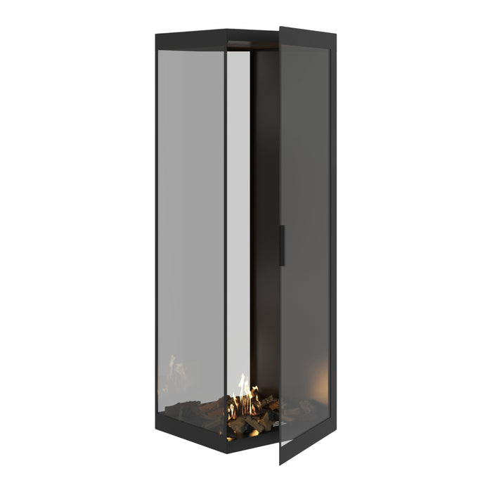 Bioethanol Raumteiler SAINT Vertikal Vollglas 60x180 - Produktansicht