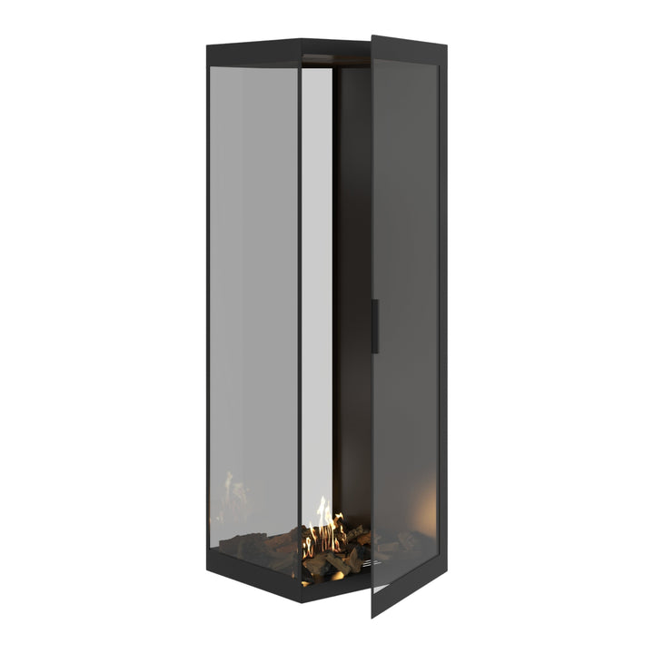 Bioethanol Raumteiler SAINT Vertikal Vollglas 60x180 - Produktansicht