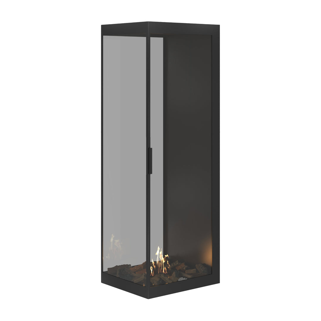 Bioethanol Raumteiler SAINT Vertikal Vollglas 60x180 - Vollverglasung