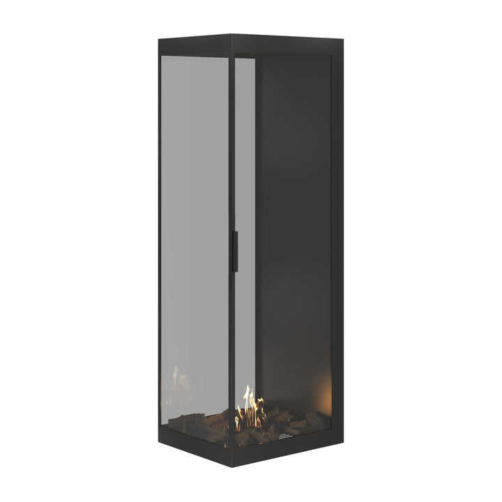 Bioethanol Raumteiler SAINT Vertikal Vollglas 60x180 - Vollverglasung
