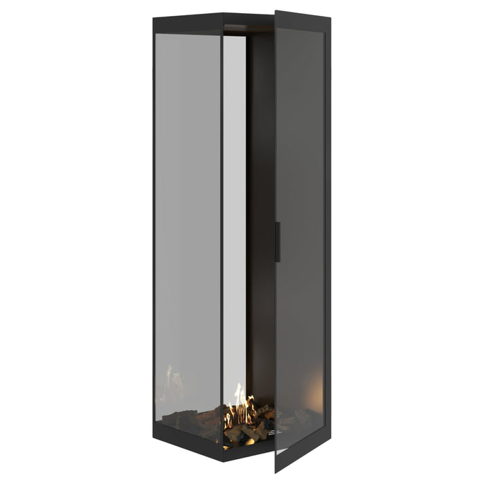 Bioethanol Raumteiler SAINT Vertikal Vollglas 60x200 - Produktansicht