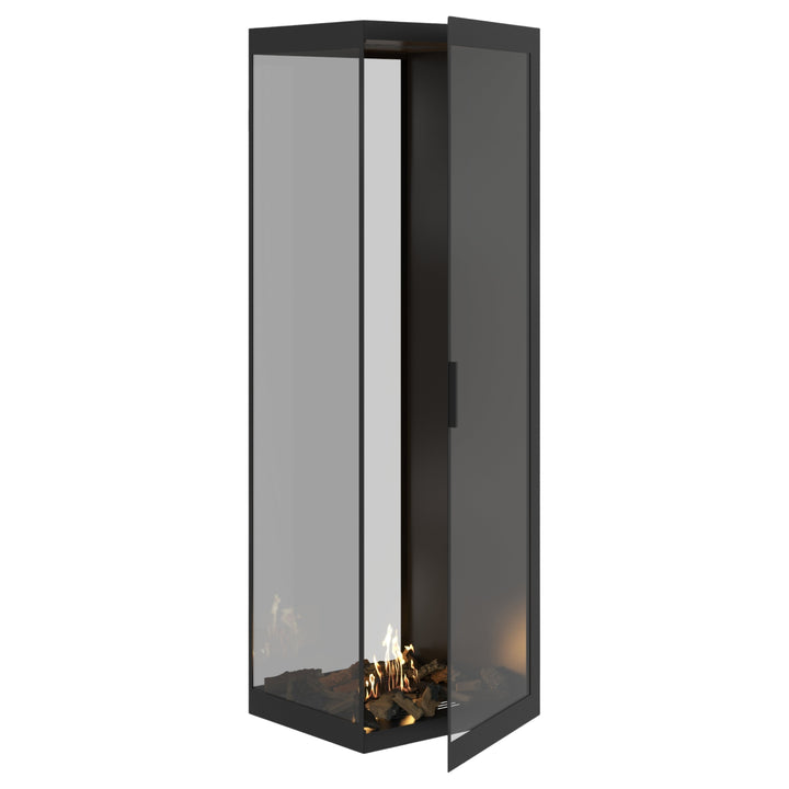 Bioethanol Raumteiler SAINT Vertikal Vollglas 60x200 - Produktansicht