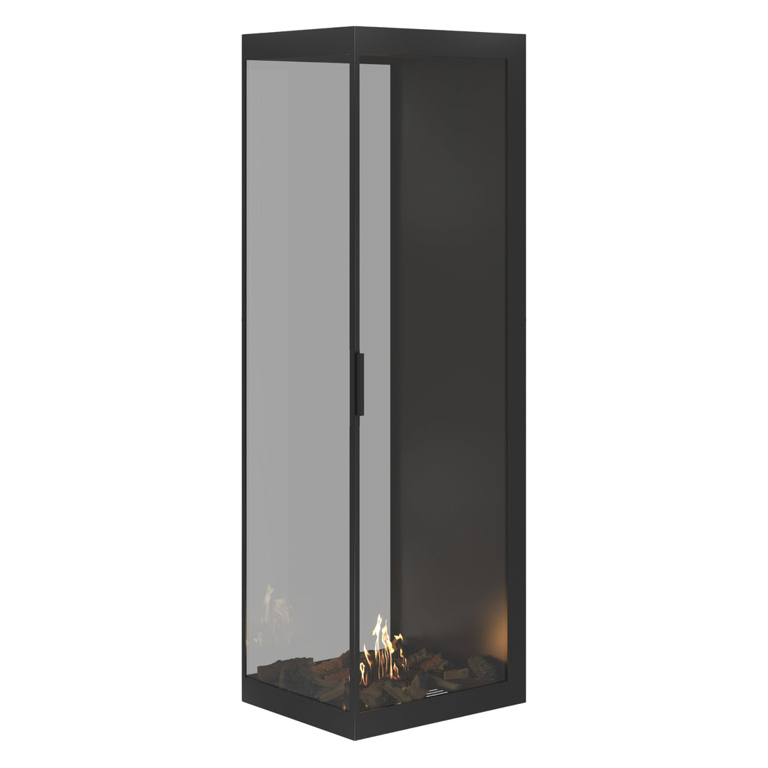 Bioethanol Raumteiler SAINT Vertikal Vollglas 60x200 - Vollverglasung