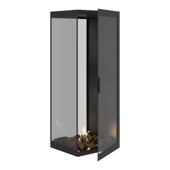Bioethanol Raumteiler SAINT Vertikal Vollglas 70x180 - Produktansicht