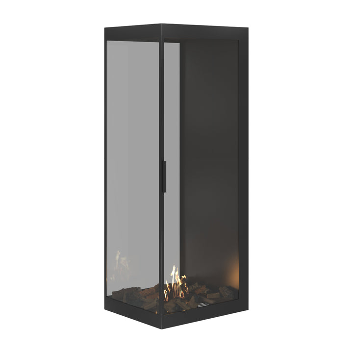 Bioethanol Raumteiler SAINT Vertikal Vollglas 70x180 - Vollverglasung