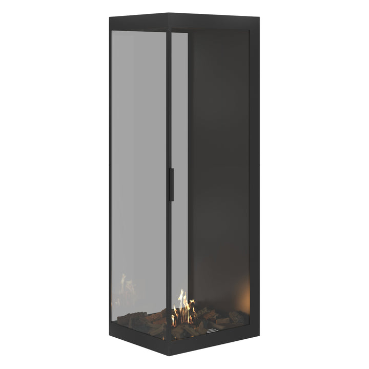 Bioethanol Raumteiler SAINT Vertikal Vollglas 70x200 - Vollverglasung
