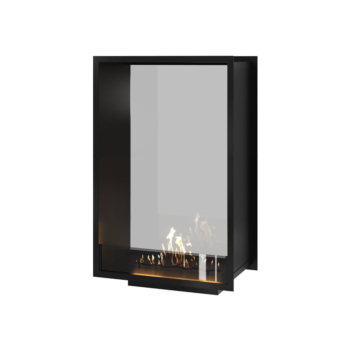 Bioethanol Tunnelkamin Halb-Vollglas Vertikal FAME 70x100 Wild Flame Raumteiler zweiseitig durchsichtig