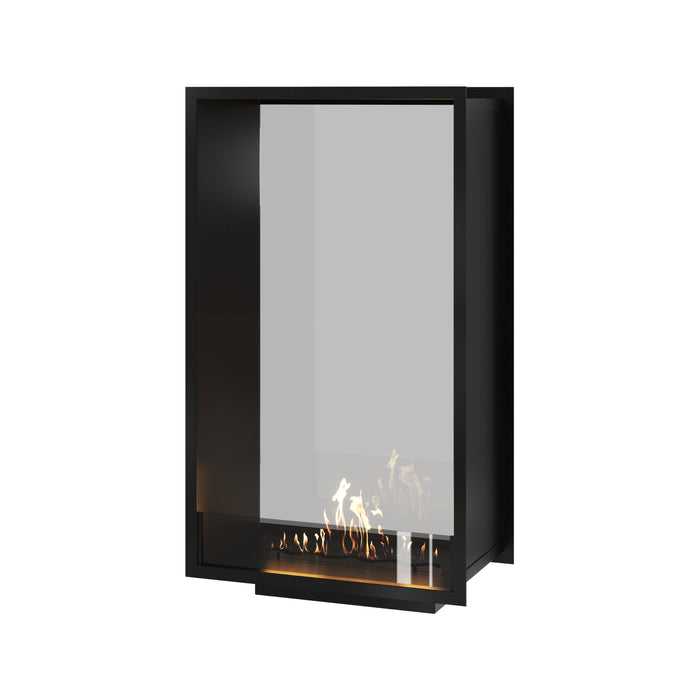 Bioethanol Tunnelkamin Halb-Vollglas Vertikal FAME 70x120 Wild Flame Raumteiler zweiseitig durchsichtig