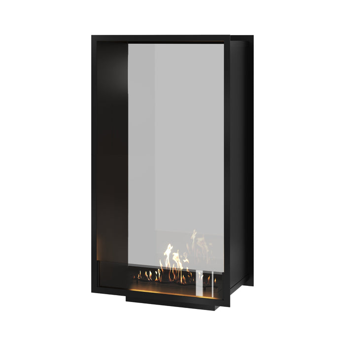 Bioethanol Tunnelkamin Halb-Vollglas Vertikal FAME 70x140 Wild Flame Raumteiler zweiseitig durchsichtig