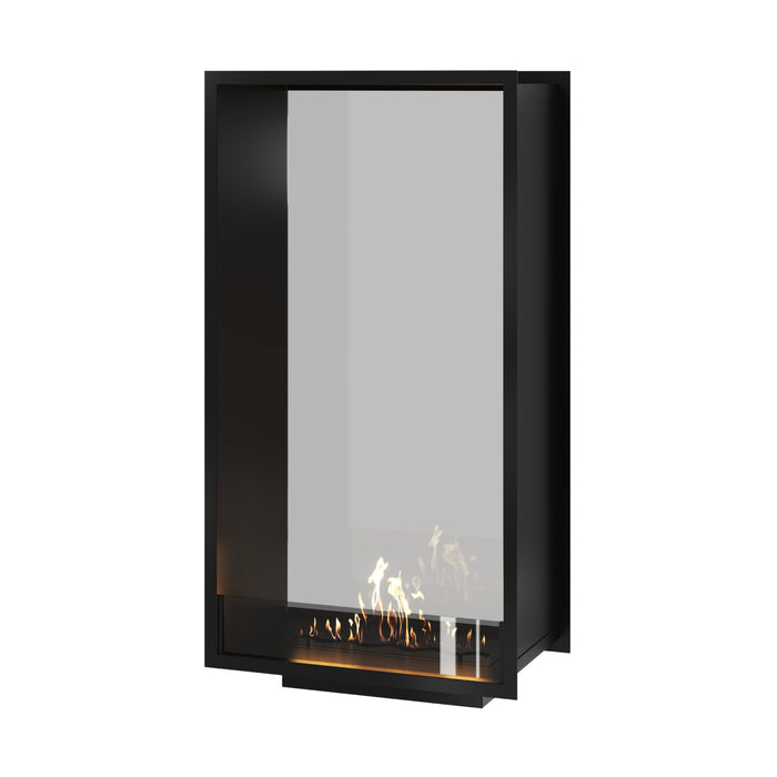 Bioethanol Tunnelkamin Halb-Vollglas Vertikal FAME 70x160 Wild Flame Raumteiler zweiseitig durchsichtig