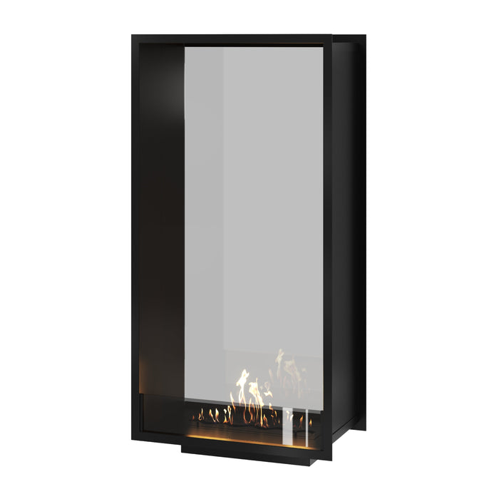 Bioethanol Tunnelkamin Halb-Vollglas Vertikal FAME 70x180 Wild Flame Raumteiler zweiseitig durchsichtig
