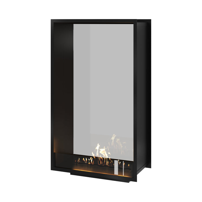Bioethanol Tunnelkamin Halb-Vollglas Vertikal FAME 80x140 Wild Flame Raumteiler zweiseitig durchsichtig