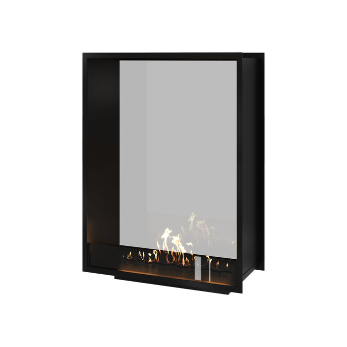Bioethanol Tunnelkamin Halb-Vollglas Vertikal FAME 90x100 Wild Flame Raumteiler zweiseitig durchsichtig