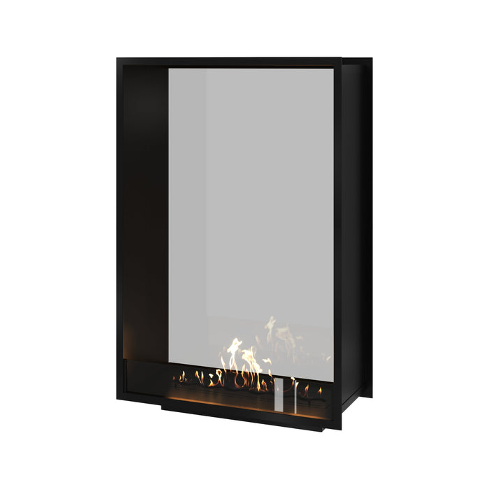 Bioethanol Tunnelkamin Halb-Vollglas Vertikal FAME 90x120 Wild Flame Raumteiler zweiseitig durchsichtig