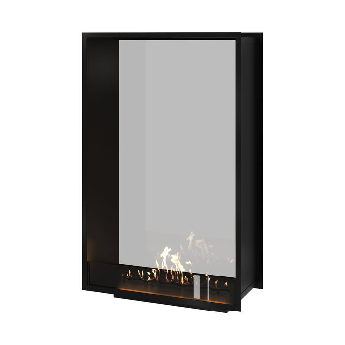 Bioethanol Tunnelkamin Halb-Vollglas Vertikal FAME 90x140 Wild Flame Raumteiler zweiseitig durchsichtig