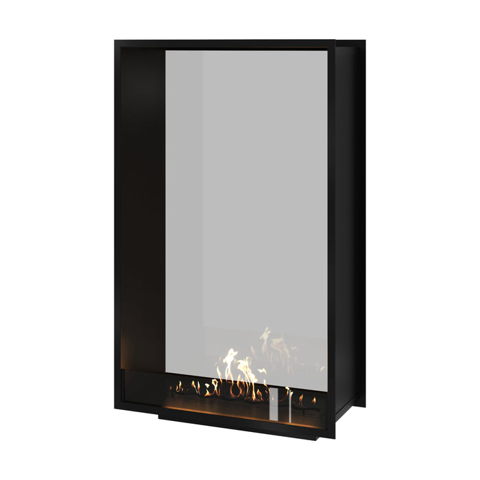 Bioethanol Tunnelkamin Halb-Vollglas Vertikal FAME 90x160 Wild Flame Raumteiler zweiseitig durchsichtig