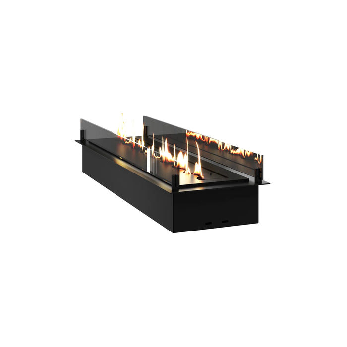 Bioethanol Einbau Brenner Einsatz Ethanol Einbau Kassette SOLO 110cm mit Glas von Wild Flame