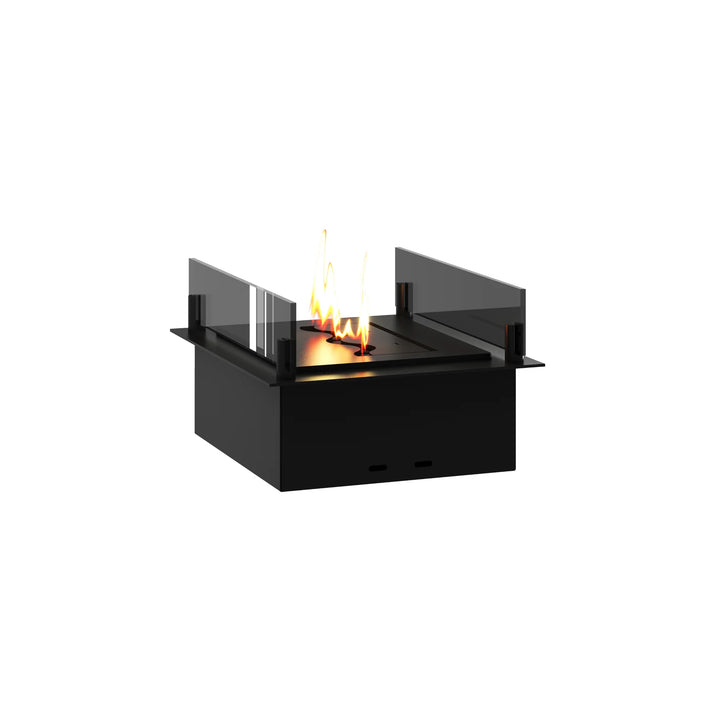 Bioethanol Einbau Brenner Einsatz Ethanol Einbau Kassette SOLO 40cm mit Glas von Wild Flame