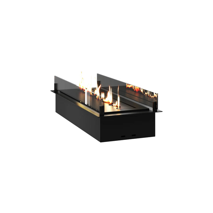 Bioethanol Einbau Brenner Einsatz Ethanol Einbau Kassette SOLO 90cm mit Glas von Wild Flame