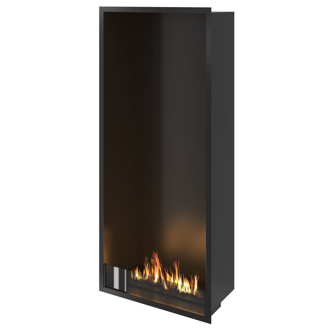 Bioethanol Einbau Kamin Ofen SELECTED Vertikal 70x160x35cm von Wild Flame