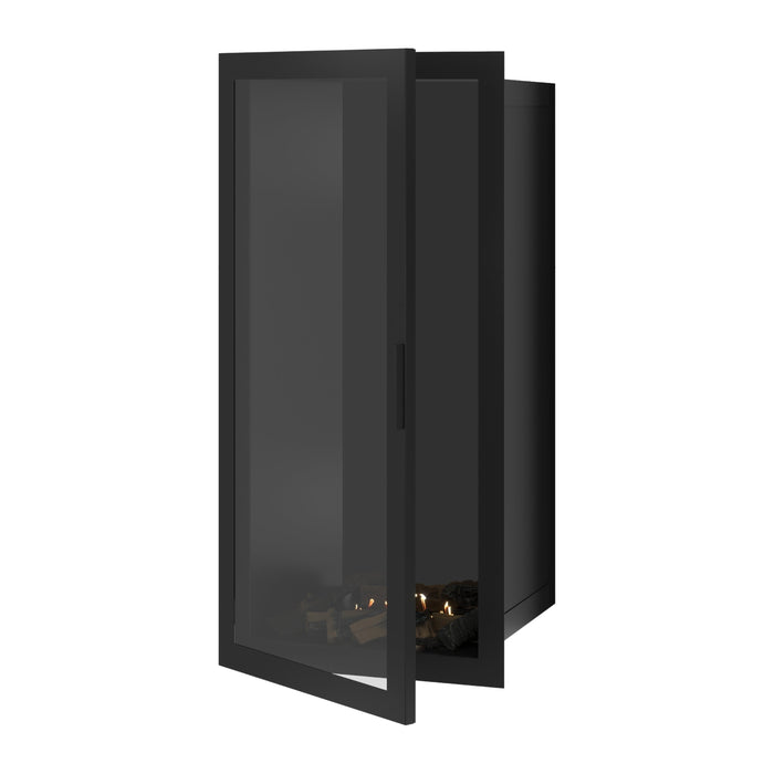 Bioethanol Einbaukamin Vollglas Vertikal SELECTED 60x160