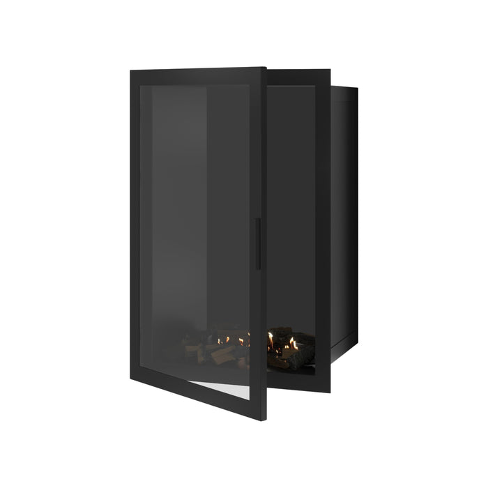 Bioethanol Einbaukamin Vollglas Vertikal SELECTED 70x100