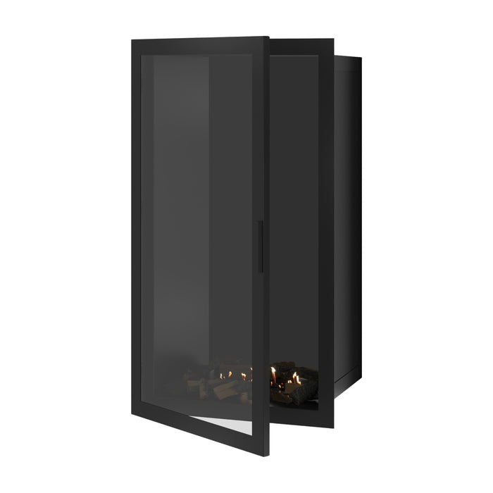 Bioethanol Einbaukamin Vollglas Vertikal SELECTED 70x140