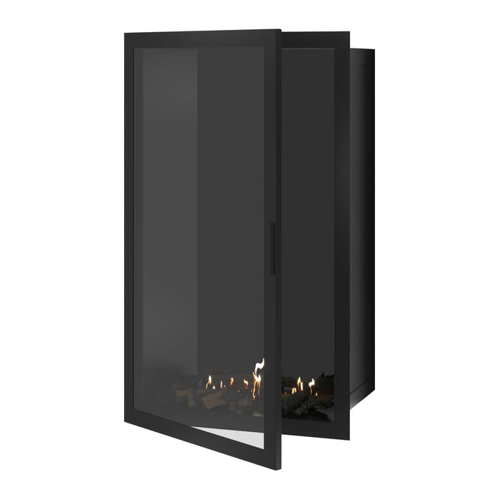 Bioethanol Einbaukamin Vollglas Vertikal SELECTED 80x160