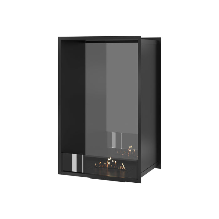 Bioethanol Tunnelkamin Vertikal Halb-Vollglas - FAME 60x100