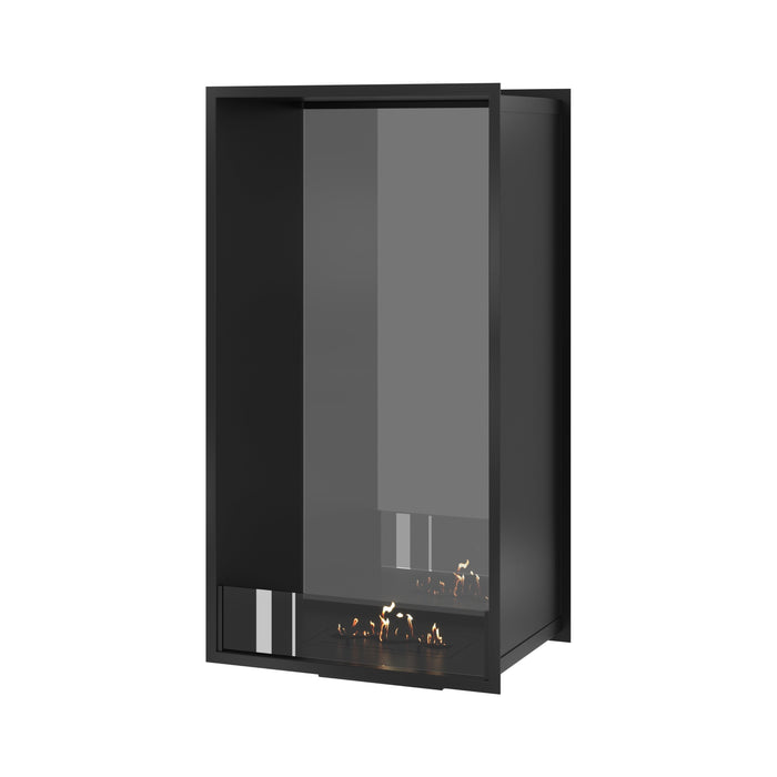 Bioethanol Tunnelkamin Vertikal Halb-Vollglas - FAME 60x140