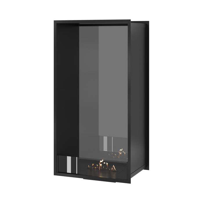 Bioethanol Tunnelkamin Vertikal Halb-Vollglas - FAME 60x160