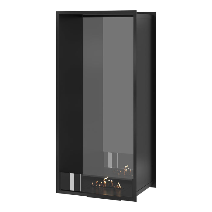 Bioethanol Tunnelkamin Vertikal Halb-Vollglas - FAME 60x200