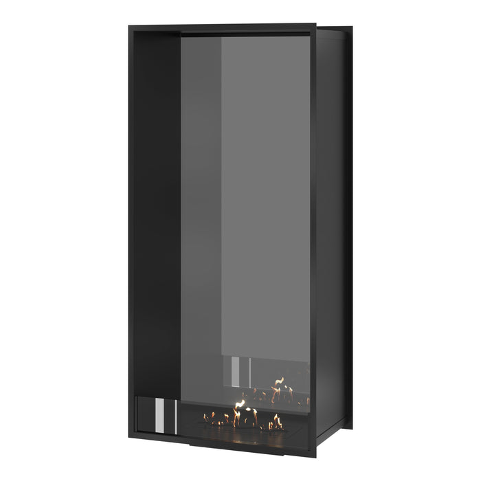 Bioethanol Tunnelkamin Vertikal Halb-Vollglas - FAME 70x200