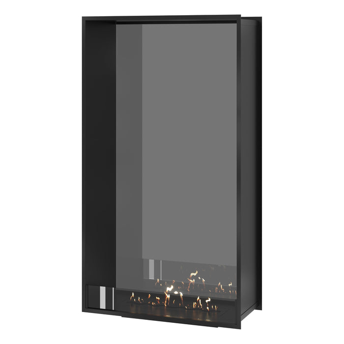 Bioethanol Tunnelkamin Vertikal Halb-Vollglas - FAME 90x200