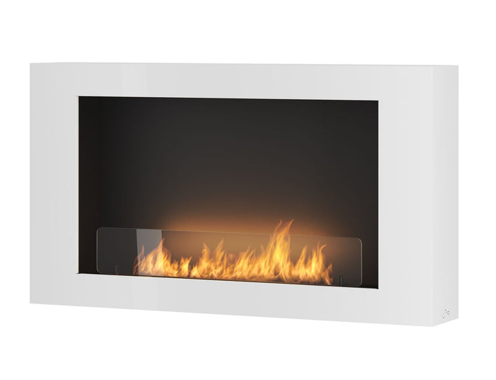 Bioethanol Wandkamin-murall-1000-infire-weiss-wandmontage-ethanolkamin-mit-glas