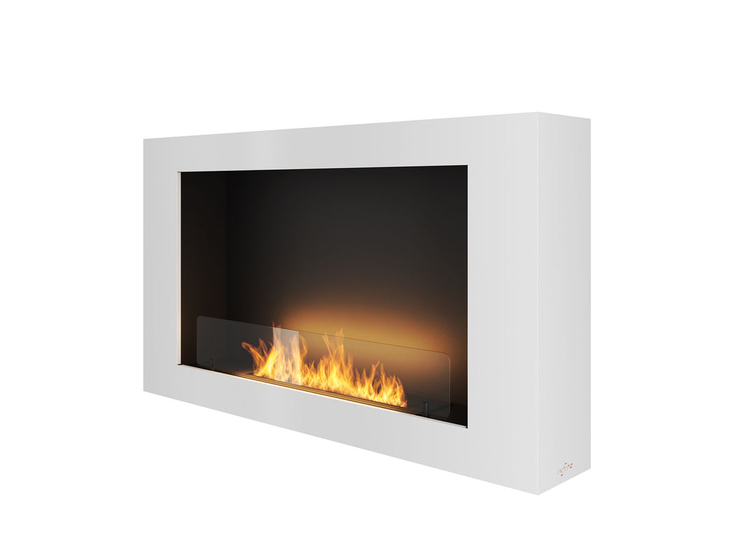 Bioethanol Wandkamin-murall-1000-infire-weiss-wandmontage-ethanolkamin-mit-glas-seitlich