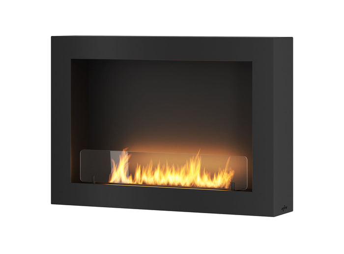 Bioethanol Wandkamin-murall-800-infire-schwarz-mit-glas-80cm-ethanolkamin-wandmontage