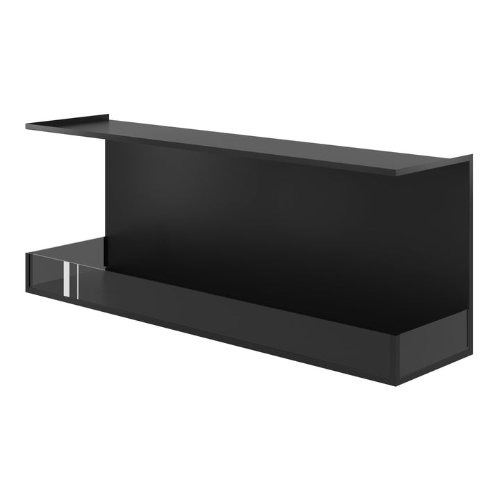 Dreiseitiger Bioethanol Einbaukamin MATE 150 cm mit Glas von Wild Flame - Draufsicht