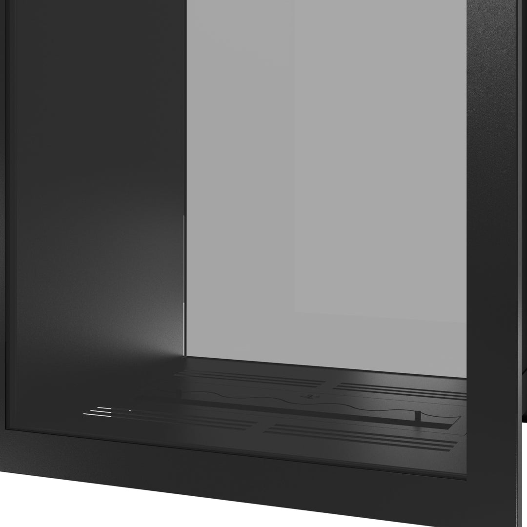Bioethanol Kamin Raumteiler Vollverglasung FAME Vertikal 70x100 Luxus