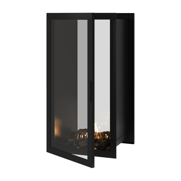 Einbau Bioethanol Kamin Vollverglasung FAME 60x140 Perspektive