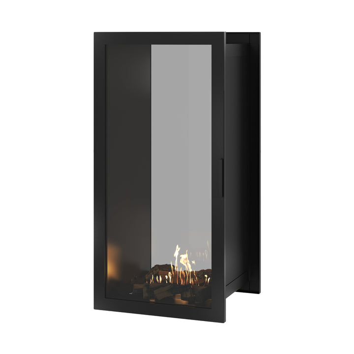 Bioethanol Einbau Tunnelkamin Vollglas Vertikal FAME 60x160 Produktansicht