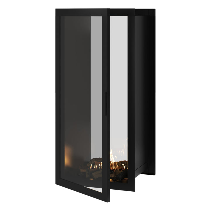 Einbau Bioethanol Kamin Vollverglasung FAME 60x180 Perspektive
