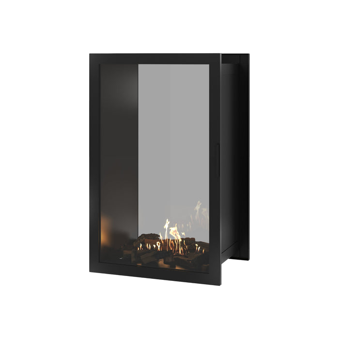 Bioethanol Einbau Tunnelkamin Vollglas Vertikal FAME 70x100 Produktansicht