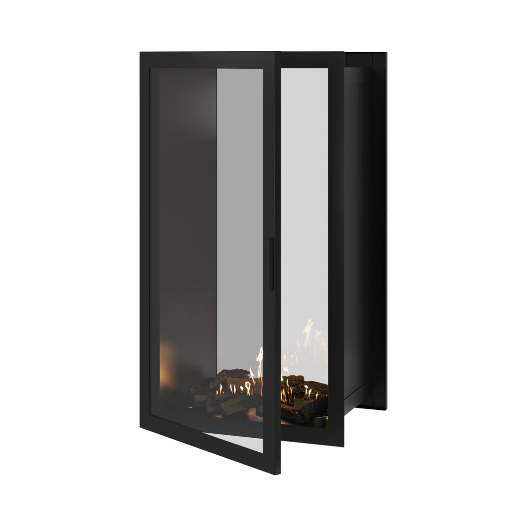Einbau Bioethanol Kamin Vollverglasung FAME 70x120 Perspektive